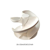 Maxbell Spiral Egg Dispenser Display Modern Egg Storage Container for Pantry Counter