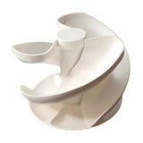 Maxbell Spiral Egg Dispenser Display Modern Egg Storage Container for Pantry Counter