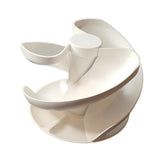 Maxbell Spiral Egg Dispenser Display Modern Egg Storage Container for Pantry Counter