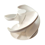 Maxbell Spiral Egg Dispenser Display Modern Egg Storage Container for Pantry Counter