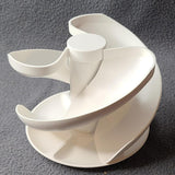 Maxbell Spiral Egg Dispenser Display Modern Egg Storage Container for Pantry Counter