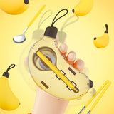 Maxbell Kids Chopsticks and Spoon Reusable Cute Flatware Set for Home School Kitchen