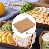Maxbell 50x Kraft Paper Bowls Sturdy Disposable Bowls for Camping Kitchen Vegetables 1480ml