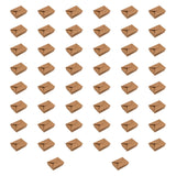 Maxbell 50x Kraft Paper Bowls Sturdy Disposable Bowls for Camping Kitchen Vegetables 2000ml