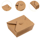 Maxbell 50x Kraft Paper Bowls Sturdy Disposable Bowls for Camping Kitchen Vegetables 1400ml