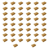 Maxbell 50x Kraft Paper Bowls Sturdy Disposable Bowls for Camping Kitchen Vegetables 1900ml