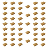Maxbell 50x Kraft Paper Bowls Sturdy Disposable Bowls for Camping Kitchen Vegetables 1900ml