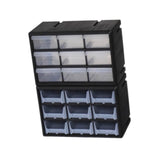 Maxbell 18 Drawers Parts Organizer Multipurpose Teacher Tools Box Classification Box black