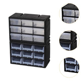 Maxbell 18 Drawers Parts Organizer Multipurpose Teacher Tools Box Classification Box black