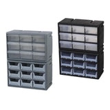 Maxbell 18 Drawers Parts Organizer Multipurpose Teacher Tools Box Classification Box black