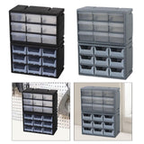 Maxbell 18 Drawers Parts Organizer Multipurpose Teacher Tools Box Classification Box black
