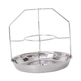 Maxbell BBQ Tray Holder Grill Rack Organizer Portable Barbecue Tray Recycling Basket S