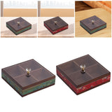 Maxbell Dried Fruit Storage Tray Wood Candy Storage Box for New Year Engagement Nuts Green