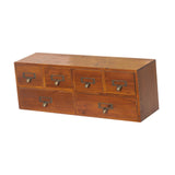 Maxbell Wooden Storage Box Makeup Organizer Desk Drawer Organizer for Offices
