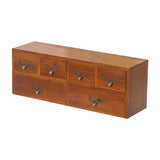 Maxbell Wooden Storage Box Makeup Organizer Desk Drawer Organizer for Offices
