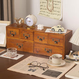 Maxbell Wooden Storage Box Makeup Organizer Desk Drawer Organizer for Offices