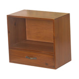 Maxbell Desktop Storage Rack Wooden 2 Layer for Action Figures Sundries Collectibles