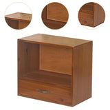 Maxbell Desktop Storage Rack Wooden 2 Layer for Action Figures Sundries Collectibles