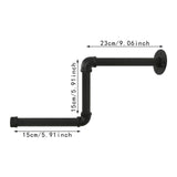 Maxbell Industrial Pipe Clothing Rack Z Shape Sturdy for Home Clothing Retail Stores