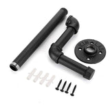 Maxbell Industrial Pipe Clothing Rack Z Shape Sturdy for Home Clothing Retail Stores