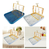 Maxbell Metal Mug Holder with Removable Draining Tray for Kitchen Sports Bottles Bar Green