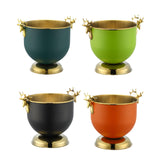 Maxbell Ice Bucket Wine Bucket Reusable Large Capacity Practical for Club Home Party black