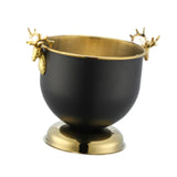 Maxbell Ice Bucket Wine Bucket Reusable Large Capacity Practical for Club Home Party black