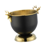 Maxbell Ice Bucket Wine Bucket Reusable Large Capacity Practical for Club Home Party black