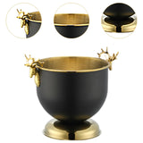 Maxbell Ice Bucket Wine Bucket Reusable Large Capacity Practical for Club Home Party black