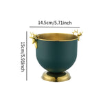 Maxbell Ice Bucket Wine Bucket Reusable Large Capacity Practical for Club Home Party dark green