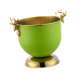 Maxbell Ice Bucket Wine Bucket Reusable Large Capacity Practical for Club Home Party light green