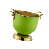 Maxbell Ice Bucket Wine Bucket Reusable Large Capacity Practical for Club Home Party light green