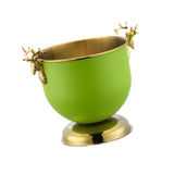 Maxbell Ice Bucket Wine Bucket Reusable Large Capacity Practical for Club Home Party light green