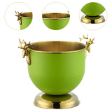 Maxbell Ice Bucket Wine Bucket Reusable Large Capacity Practical for Club Home Party light green