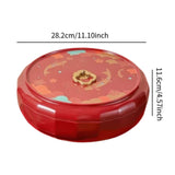 Maxbell Divided Serving Tray with Lid Serving Bowl for Home New Year Spring Festival A