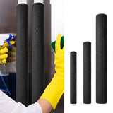 Maxbell 3x Refrigerator Handle Covers Protection for Oven Freezer Kitchen Appliances Black