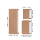 Maxbell 3x Refrigerator Handle Covers Protection for Oven Freezer Kitchen Appliances Brown