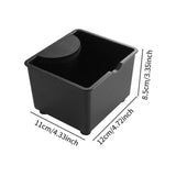 Maxbell Coffee Ground Dump Bin Espresso Machine Waste Holder for Counter Bar Kitchen