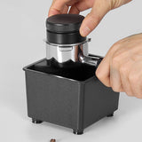 Maxbell Coffee Ground Dump Bin Espresso Machine Waste Holder for Counter Bar Kitchen