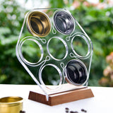 Maxbell Espresso Filter Basket Display Stand Portable for Household Restaurant Cafes