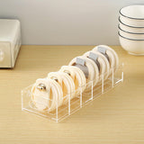 Maxbell Tumbler Lid Organizer Multiuse 6 Compartments for Household Tabletop Cabinet