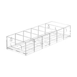 Maxbell Tumbler Lid Organizer Multiuse 6 Compartments for Household Tabletop Cabinet