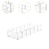 Maxbell Tumbler Lid Organizer Multiuse 6 Compartments for Household Tabletop Cabinet