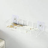 Maxbell Tumbler Lid Organizer Multiuse 6 Compartments for Household Tabletop Cabinet