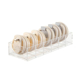 Maxbell Tumbler Lid Organizer Multiuse 6 Compartments for Household Tabletop Cabinet
