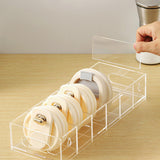 Maxbell Tumbler Lid Organizer Multiuse 6 Compartments for Household Tabletop Cabinet