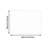 Maxbell Silicone Placemat Waterproof Dining Table Mat Kids Placemat for Dining Table black