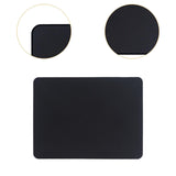 Maxbell Silicone Placemat Waterproof Dining Table Mat Kids Placemat for Dining Table black