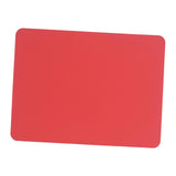 Maxbell Silicone Placemat Waterproof Dining Table Mat Kids Placemat for Dining Table red