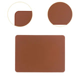 Maxbell Silicone Placemat Waterproof Dining Table Mat Kids Placemat for Dining Table brown